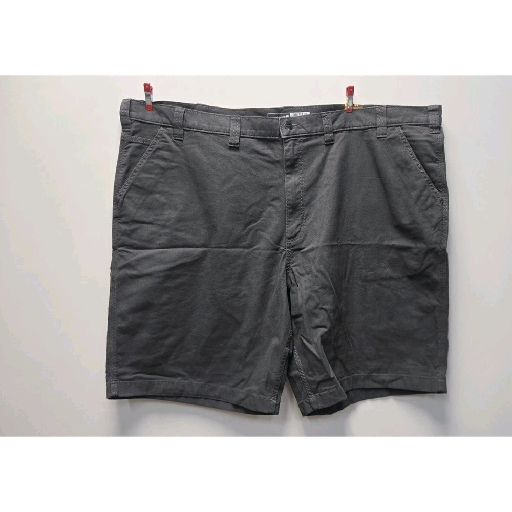 NWT Men Carhartt Rugged Relaxed Fit Canvas Work Short BS2514-M 10" Size 50 Gray